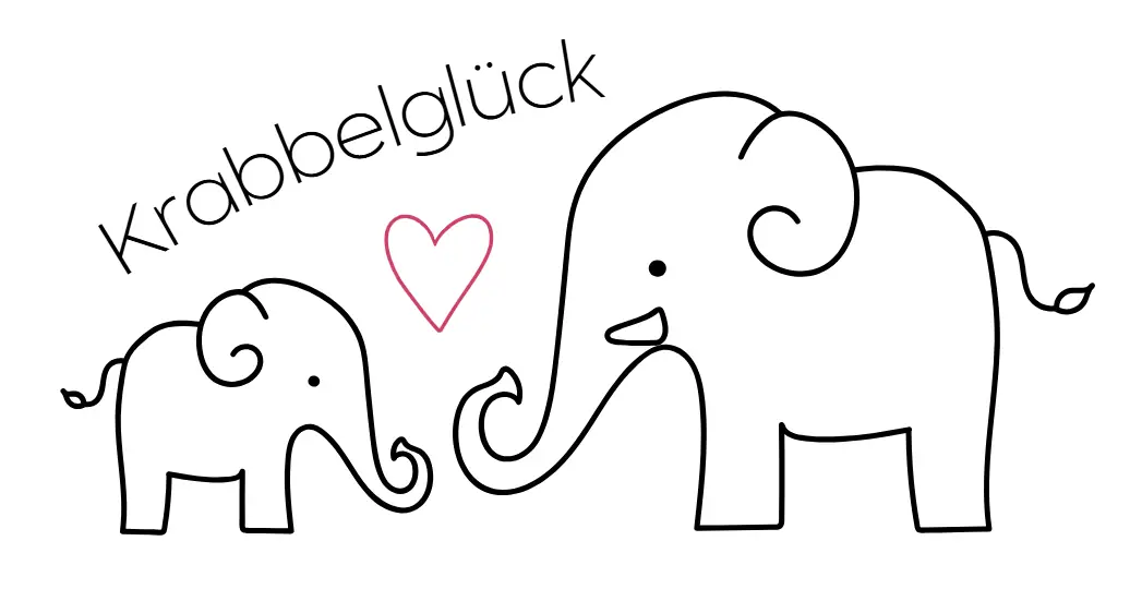 Zwei Elefanten als Logo mit einem Herz in der Mitte
